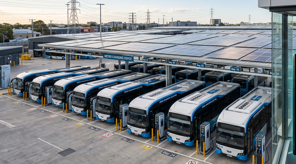Energiemanagementsysteme im E-Bus-Depot